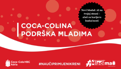 Coca-Colina podrška mladima Hrvatska 2026